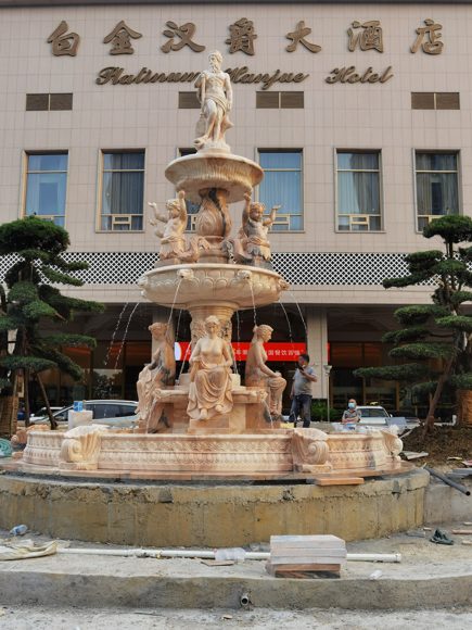 Tiered Architectural Fountain